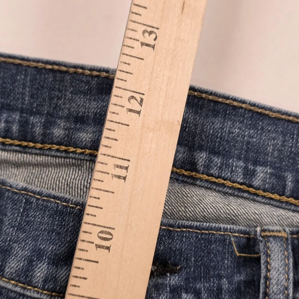 Levis Jeans Mens 32x32 Blue Medium Wash Slim Straight‎ Stretch Denim Casual Y2K